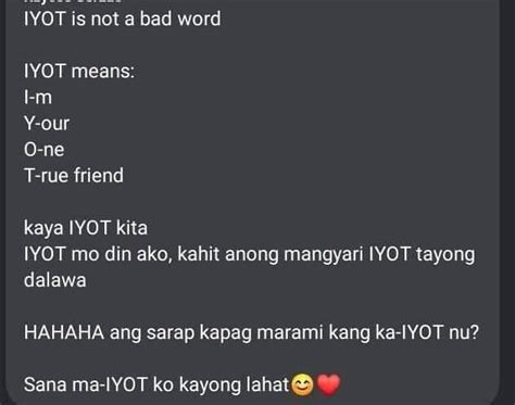 iyot mo ko meaning